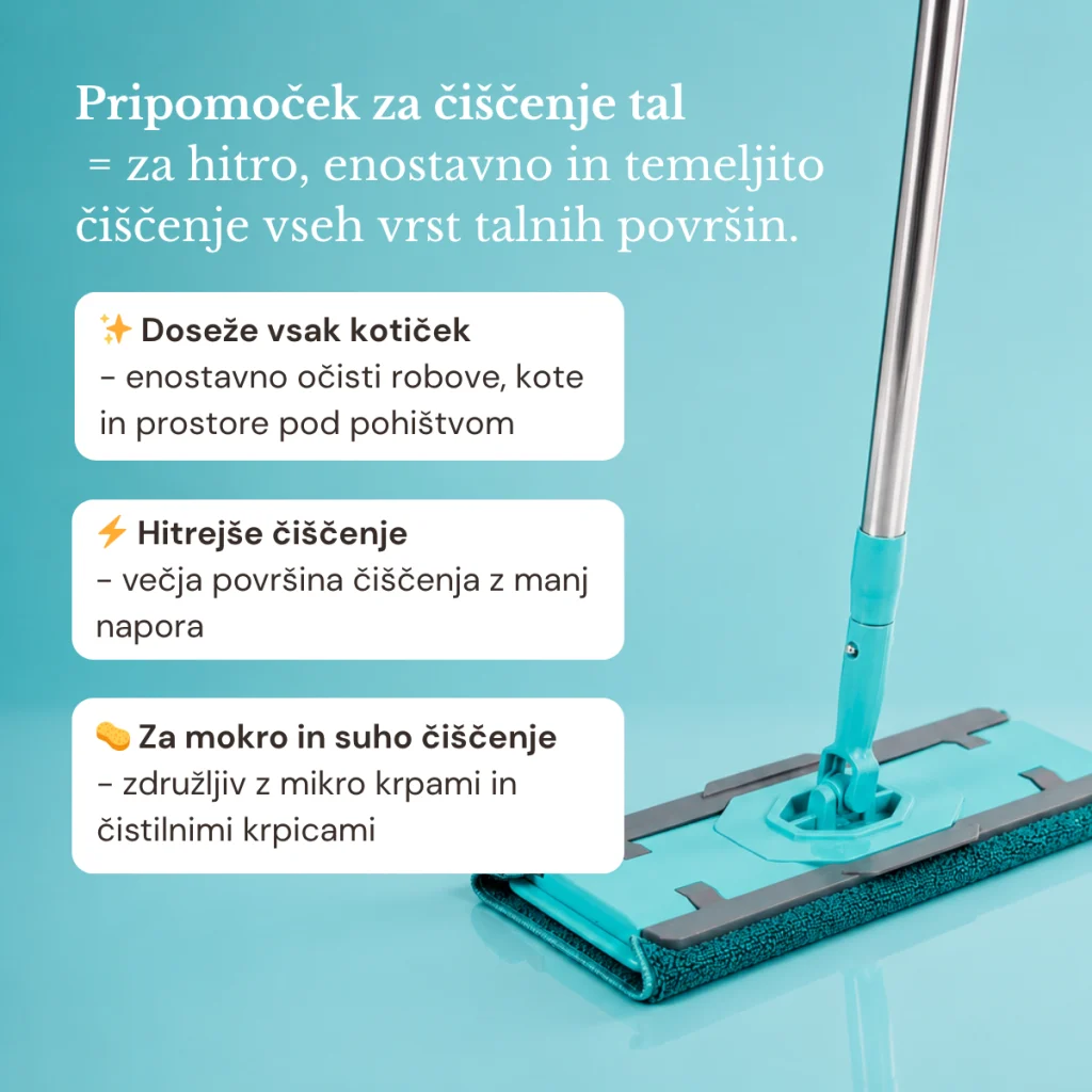 Pripomoček za čiščenje tal - slika za opis